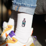 Air | Chaussettes brodées en coton bio