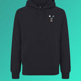 Liquid Coffee | Sweat à capuche en coton bio brodé pour homme