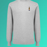 Cola Mix | Pull en coton bio brodé pour femme