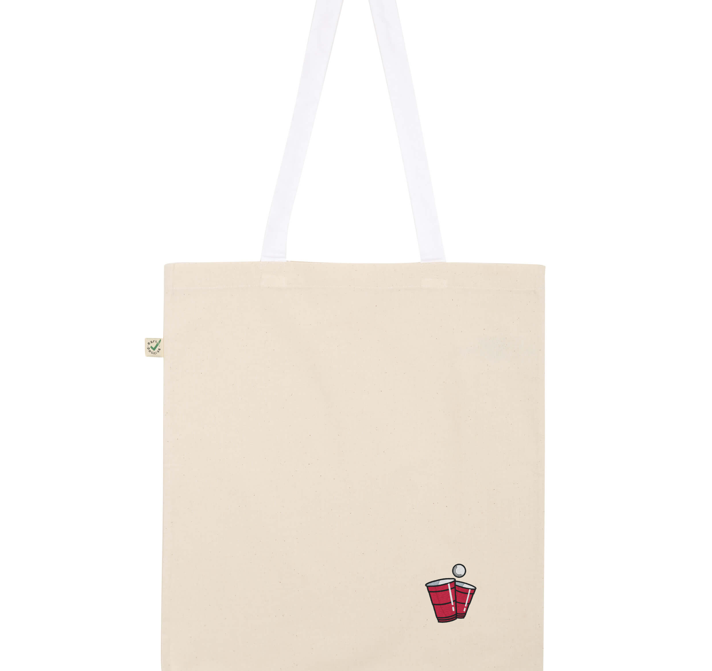 Beerpong | Sac en coton bio brodé
