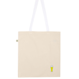 Bière blanche | Sac en coton bio brodé