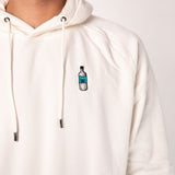 Air | Sweat à capuche en coton bio brodé pour hommes
