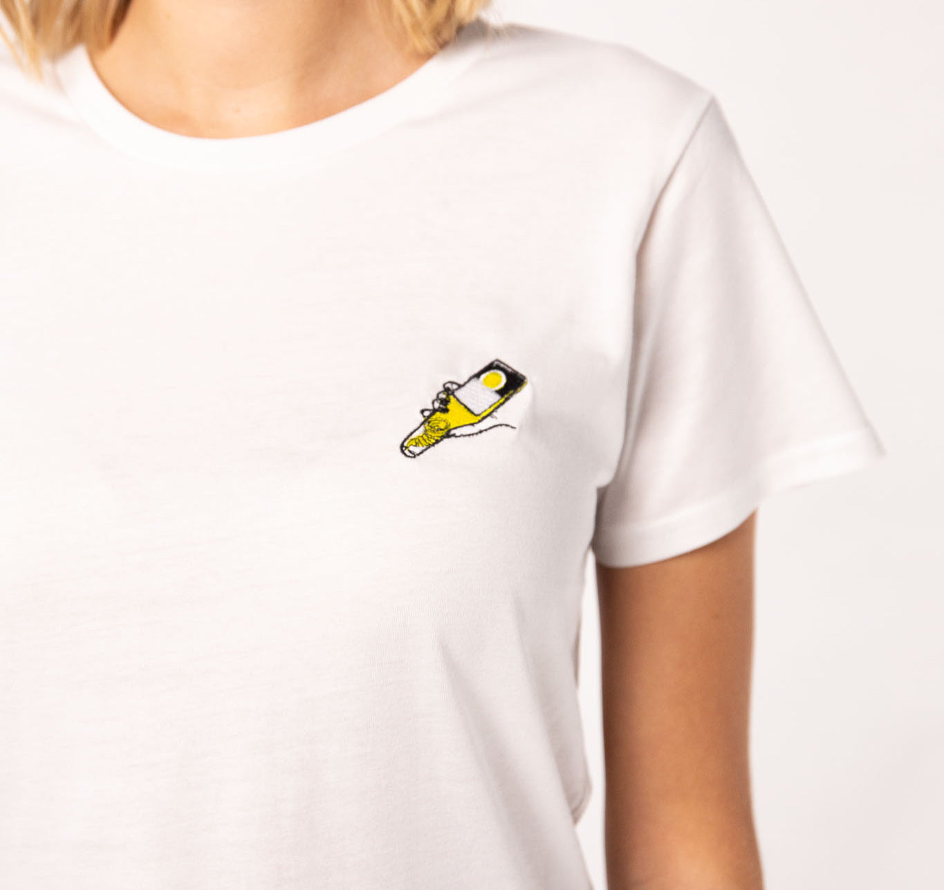Tornado | T-shirt brodé en coton bio pour femmes