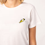 Tornado | T-shirt brodé en coton bio pour femmes