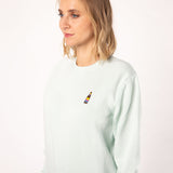 Cola Mix | Pull en coton bio brodé pour femme