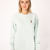 Cola Mix | Pull en coton bio brodé pour femme