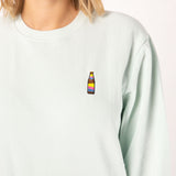 Cola Mix | Pull en coton bio brodé pour femme