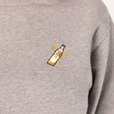 Mate | Pull en coton bio brodé pour femme