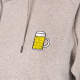 chope | Sweat à capuche en coton bio brodé pour hommes