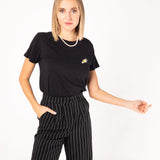 Tornado | T-shirt brodé en coton bio pour femmes