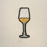 Vin blanc | Sac en coton bio brodé