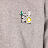 Gin Tonic | Pull en coton bio brodé pour femme
