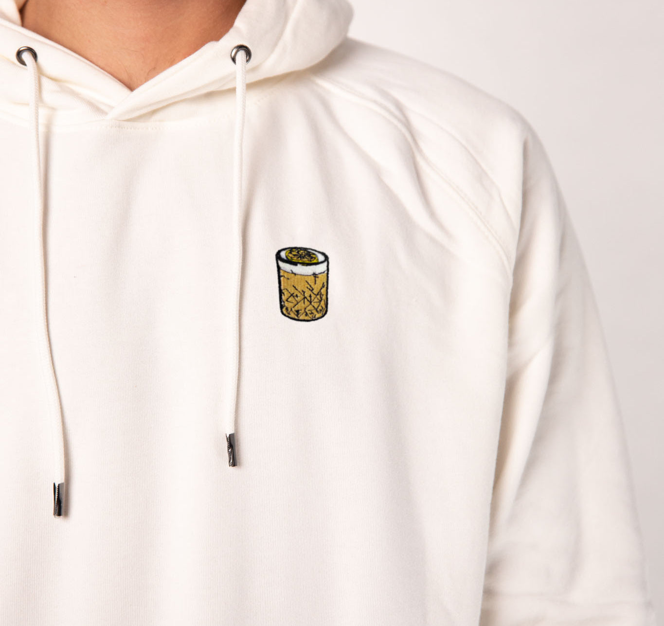 Whisky Sour | Sweat à capuche en coton bio brodé pour homme