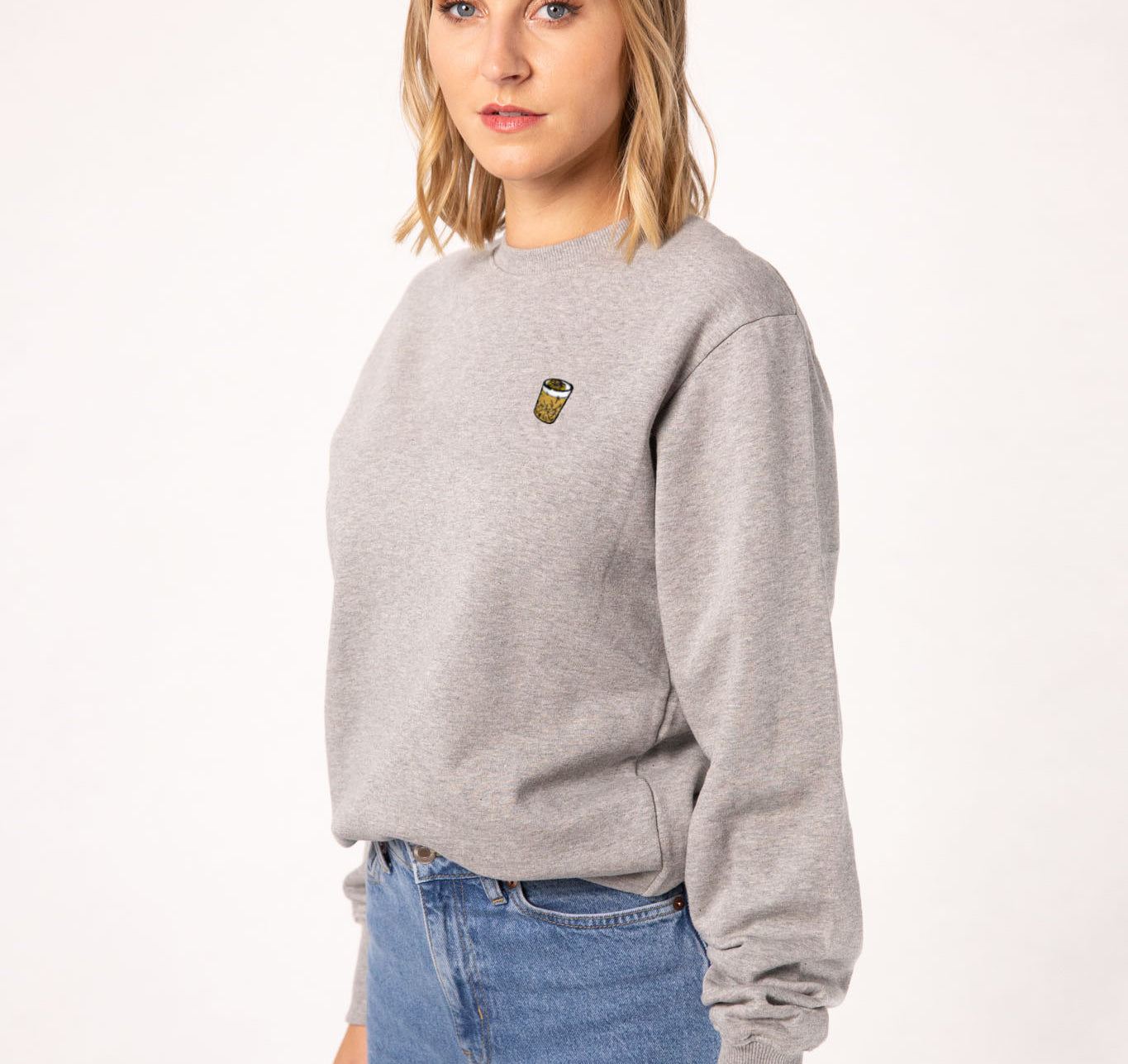 Whisky Sour | Pull en coton bio brodé pour femme