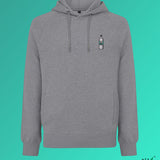 Air | Sweat à capuche en coton bio brodé pour hommes