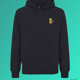 chope | Sweat à capuche en coton bio brodé pour hommes