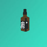 Whisky | Sweat à capuche en coton bio brodé pour homme