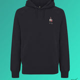 Duo de vins | Sweat à capuche en coton bio brodé pour hommes